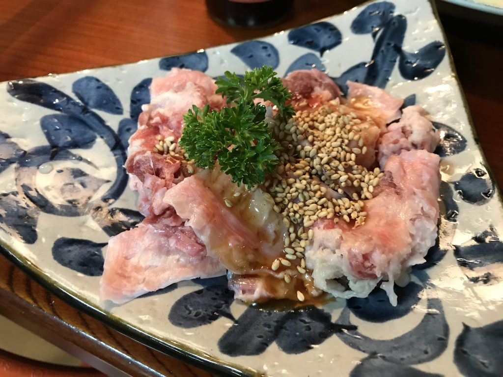 ガリがあまりにもおいしくて！　　　　肉の高松