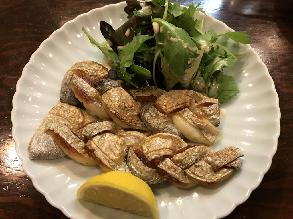 おしゃれな太刀魚がめちゃおいしい～！　　　　えび一