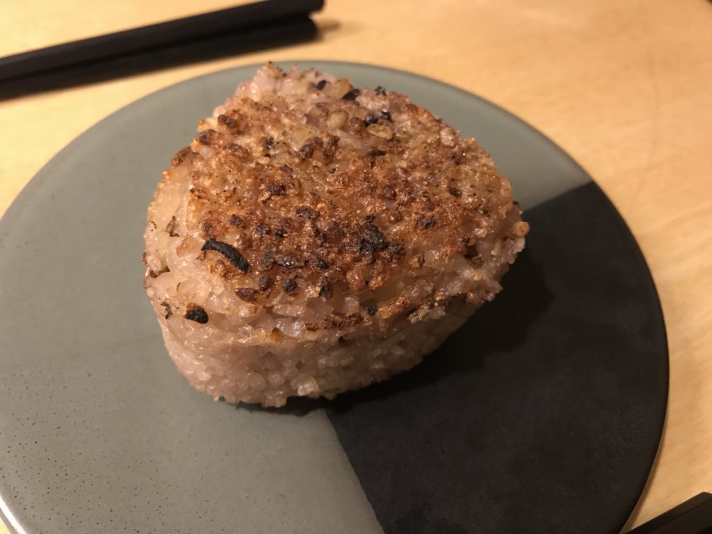 焼きおにぎりは通常メニューに！　　　　みのわ