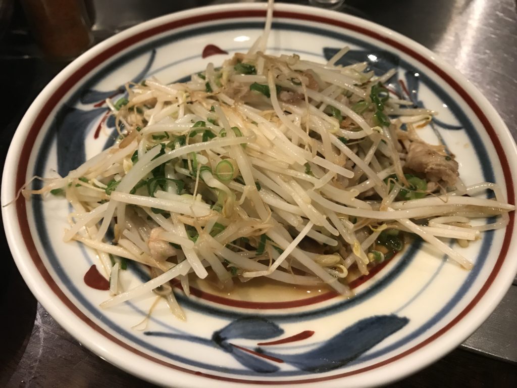 確かにモヤシ炒めは得意でした！　　　　鉄板焼きしんご