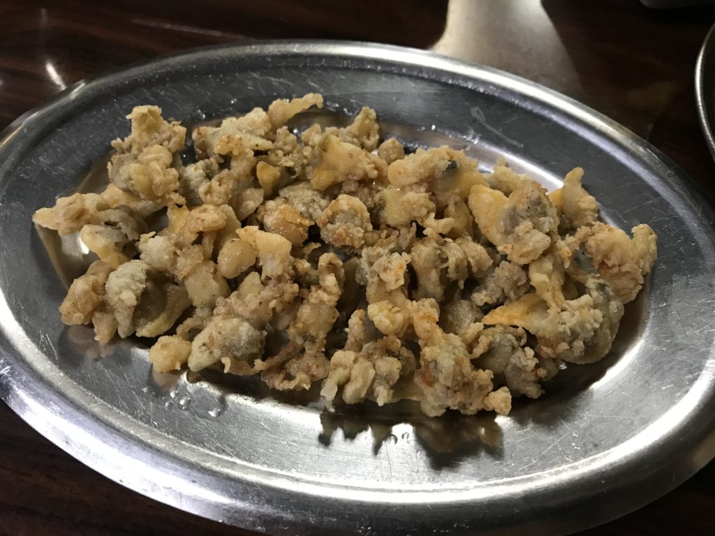 あさりを注文するタイミングが限られます！　　　　一口　その２