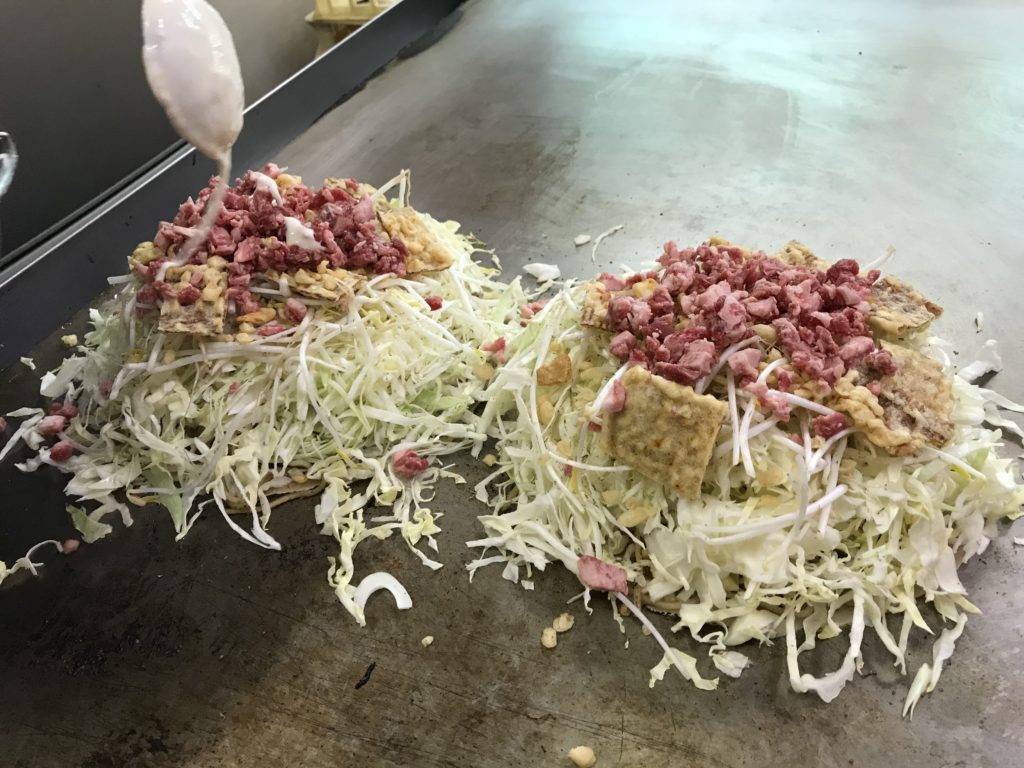 しょぶり肉が入ると断然おいしくなります！　　　　　パンチくん