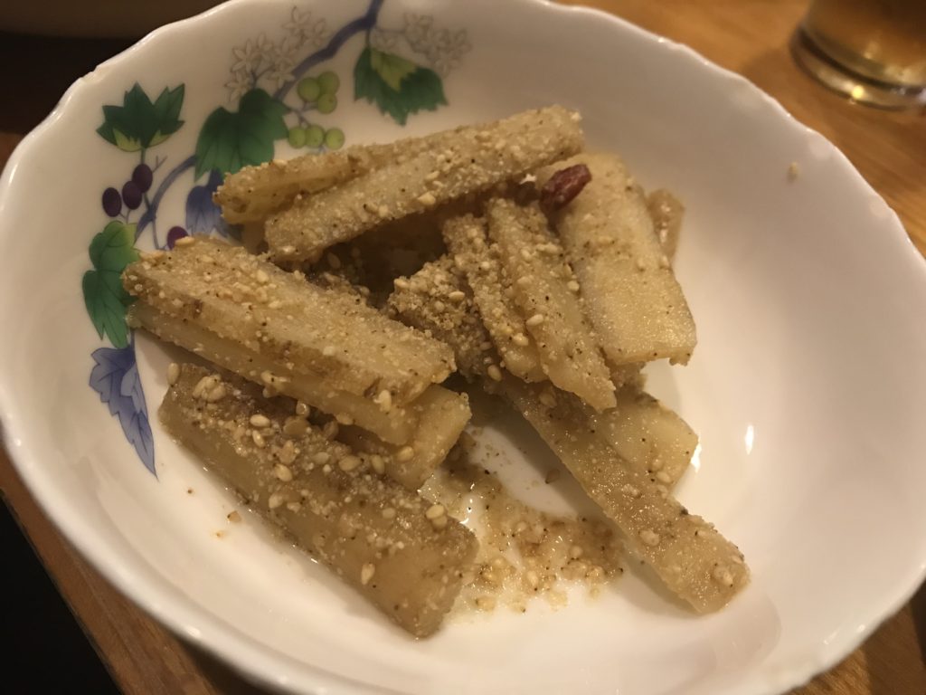 たたきごぼうってあるんですね！　　　　　あけび