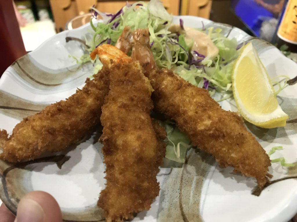 エビフライも一切ごまかしなし！　　　　さざんか