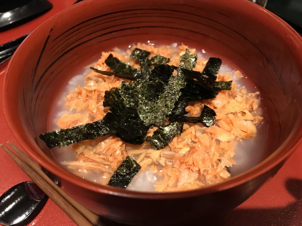 記憶がないくらい酔っても食べてるお粥！　　　　　粥膳