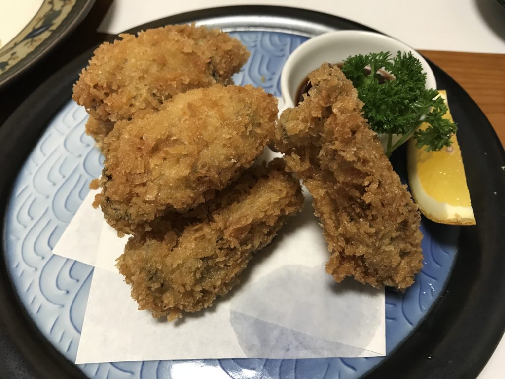 牡蠣が大きくなってきています！　　　　　かわ成