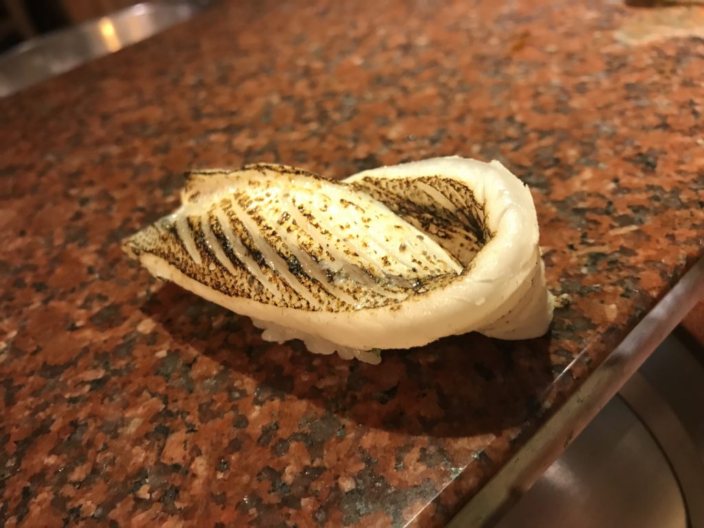 こんなに大きくて脂ののったさよりが！　　　　貴寿司