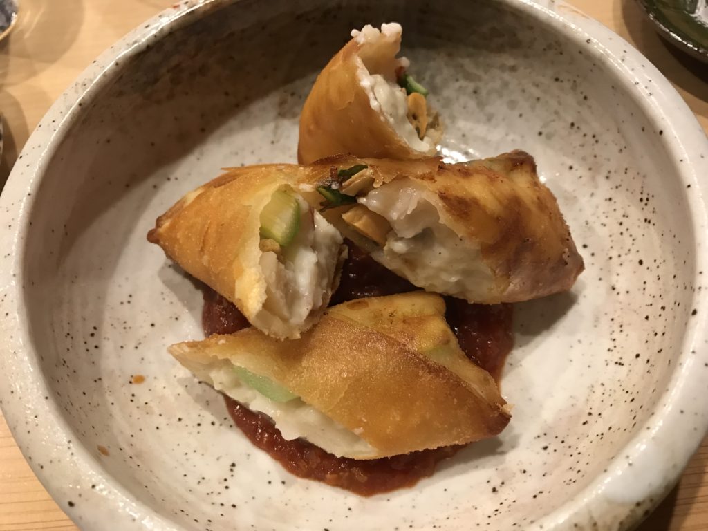 想像していた海鮮春巻きを超えていった～！　　　　いし井