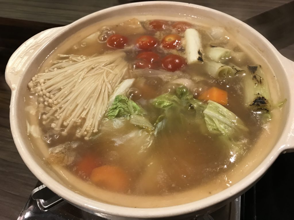 まさかの二段構え！　　　　手打ちうどん　一本