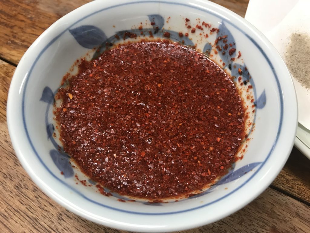 このタレで食べたら最強ですよ！　　　　　　　風林