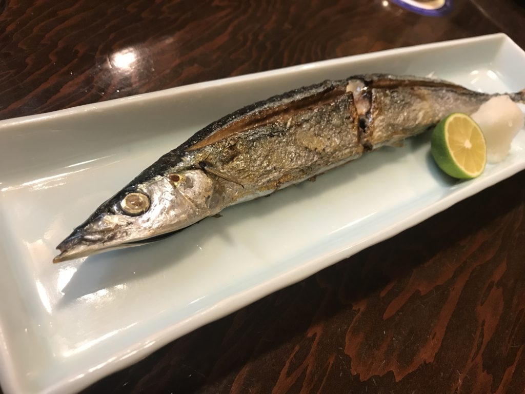 とにかく焼き魚がおいしい～！　　　　　　えび一