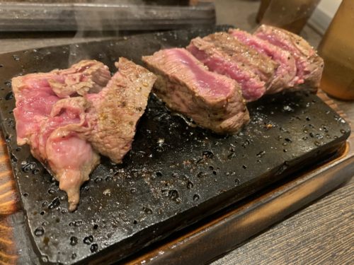 てっきり、ステーキがやっぱり好きってラインかと、、　　　　　　　やっぱりステーキ　広島本通店