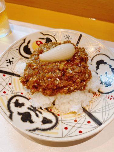 炊き立て土鍋ごはんと和食料理人のキーマカレーが前頭葉を刺激する！　　　日本料理尾前