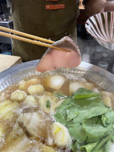 ブリしゃぶ最高！牡蠣ごはん最高！　　　　京はし　なが尾　その２