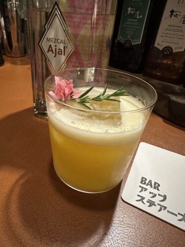 プリン人気で売り切れていましたが、ここだけのが飲めました！　　　　Bar Upstairs　　　　