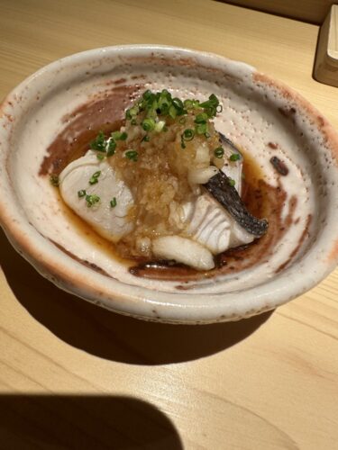 メダイがこんなに美味しいとは！　　　　鮨松　その１