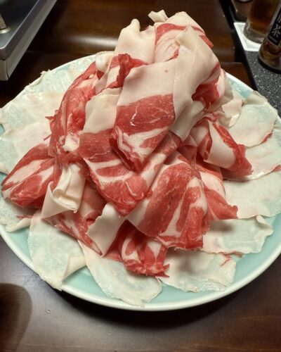 猟期が始まって美味しいイノシシ肉が！　　　　薬研堀　深山