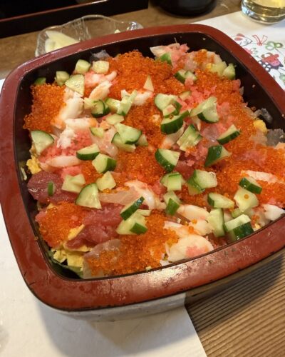 出張帰りに駆け込んでこのちらしを！　　　　つかさ寿司