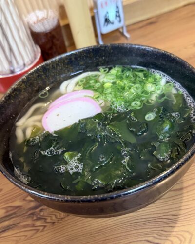飲んだ後の美味しいお出汁は最高です！　　　うどんの店　風月